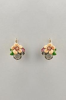 Gold Finish Stud Earrings