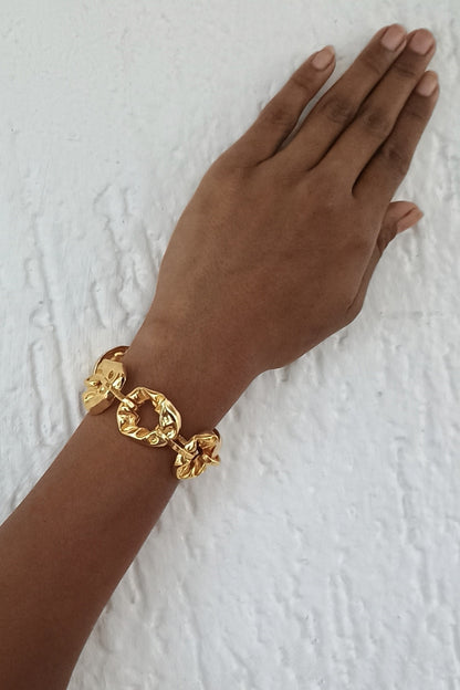 Gold Motif Bracelet