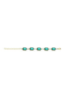 Gold Plated Swarovski Crystal Bracelet