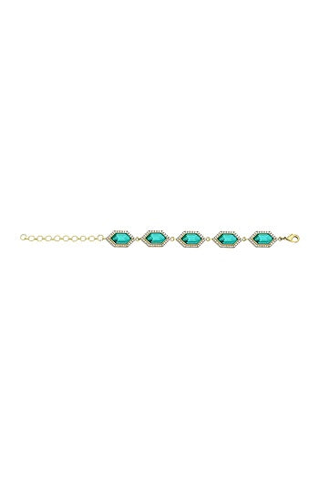 Gold Plated Swarovski Crystal Bracelet