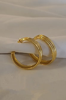 Gold Plated Hoop Earrings