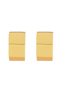 Gold Plated Hexagonal Mini Hoop Earrings