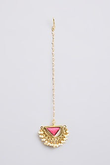Multi-Colored Thread Embroidered Necklace Set
