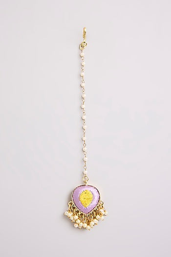 Multi-Colored Seed Pearl Choker Necklace Set