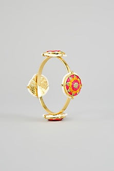 Multi-Colored Silk Thread Embroidered Bangle