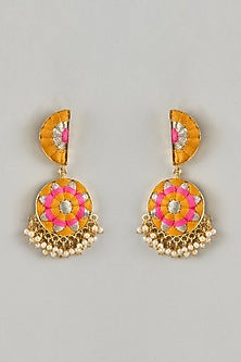 Gold Plated Dangler Earrings