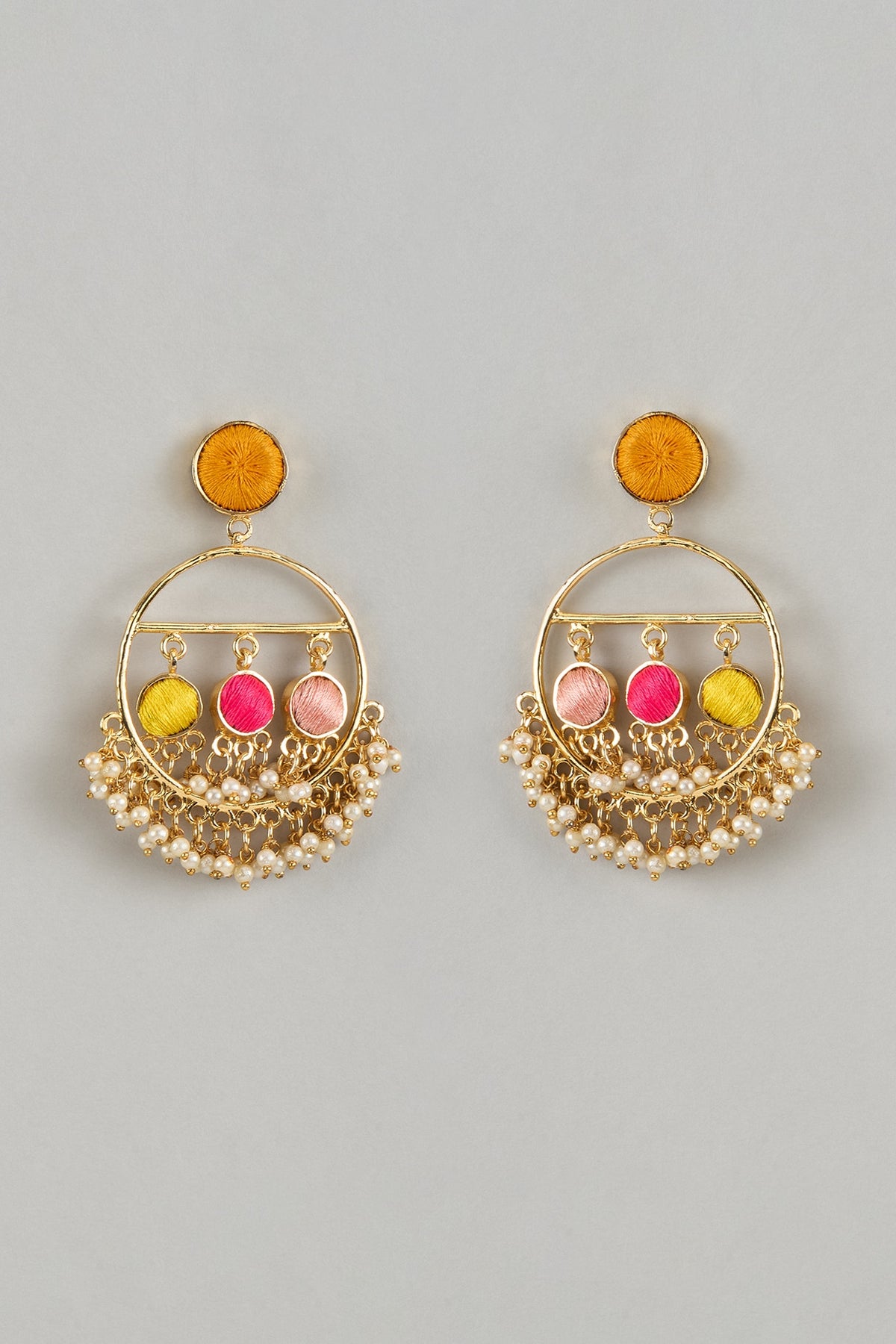 Gold Plated Dangler Earrings