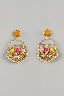 Gold Plated Dangler Earrings