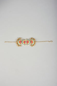 Gold Plated Enameled Necklace Set