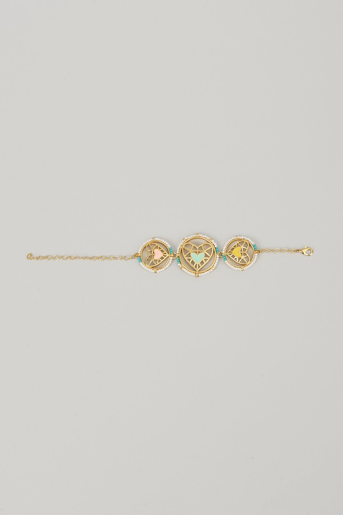 Gold Finish Swarovski Enameled Necklace Set