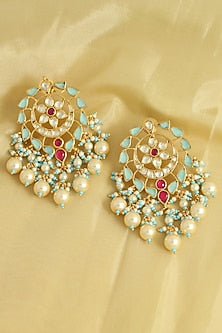 Gold Finish Handcrafted Earrings