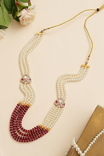Multi-Colored Kundan Polki Mala