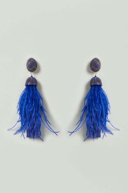 Blue Crystal Earrings