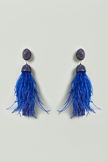 Blue Crystal Earrings