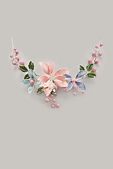Multi-Colored Floral Necklace