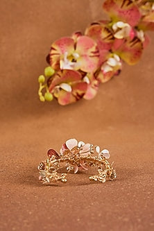 Multi-Colored Enameled Floral Bracelet