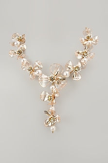 Multi-Colored Floral Necklace