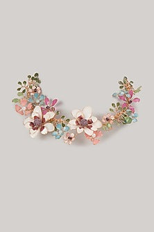 Multi-Colored Enameled Floral Necklace
