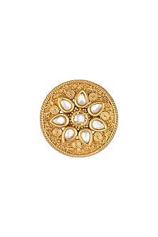 Gold Finish Nickel Free Ring