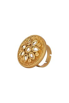 Gold Finish Nickel Free Ring