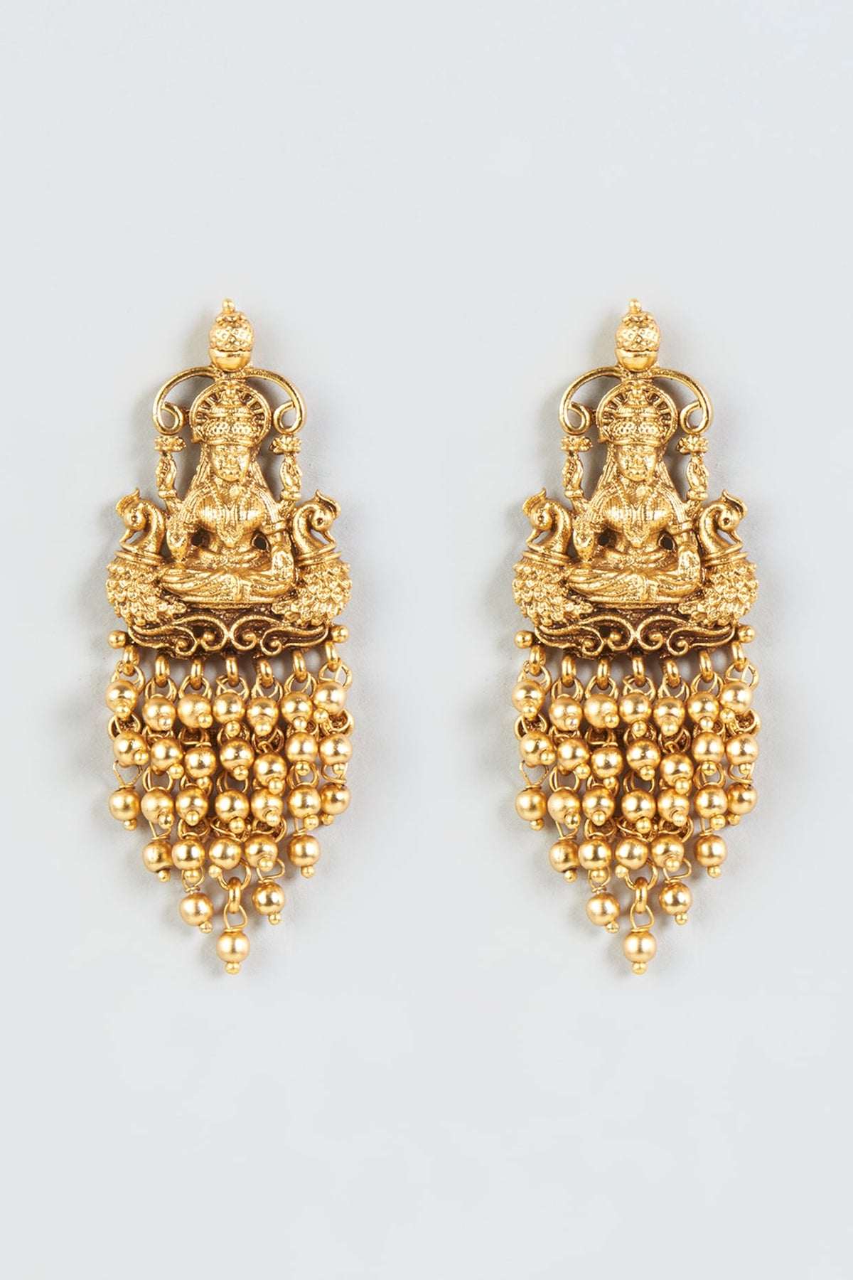 Gold Finish Stud Earrings