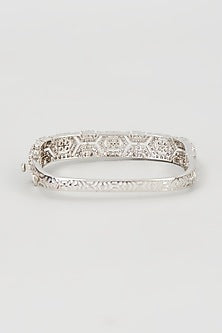 White Finish American Diamond Bracelet