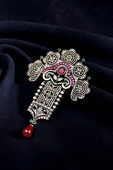 Antique Gold Finish Victorian Themed Brooch