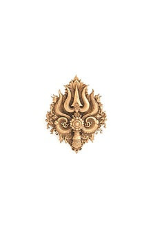 Antique Gold Brass Brooch