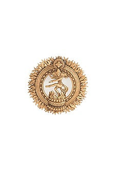 Antique Gold Brass Brooch