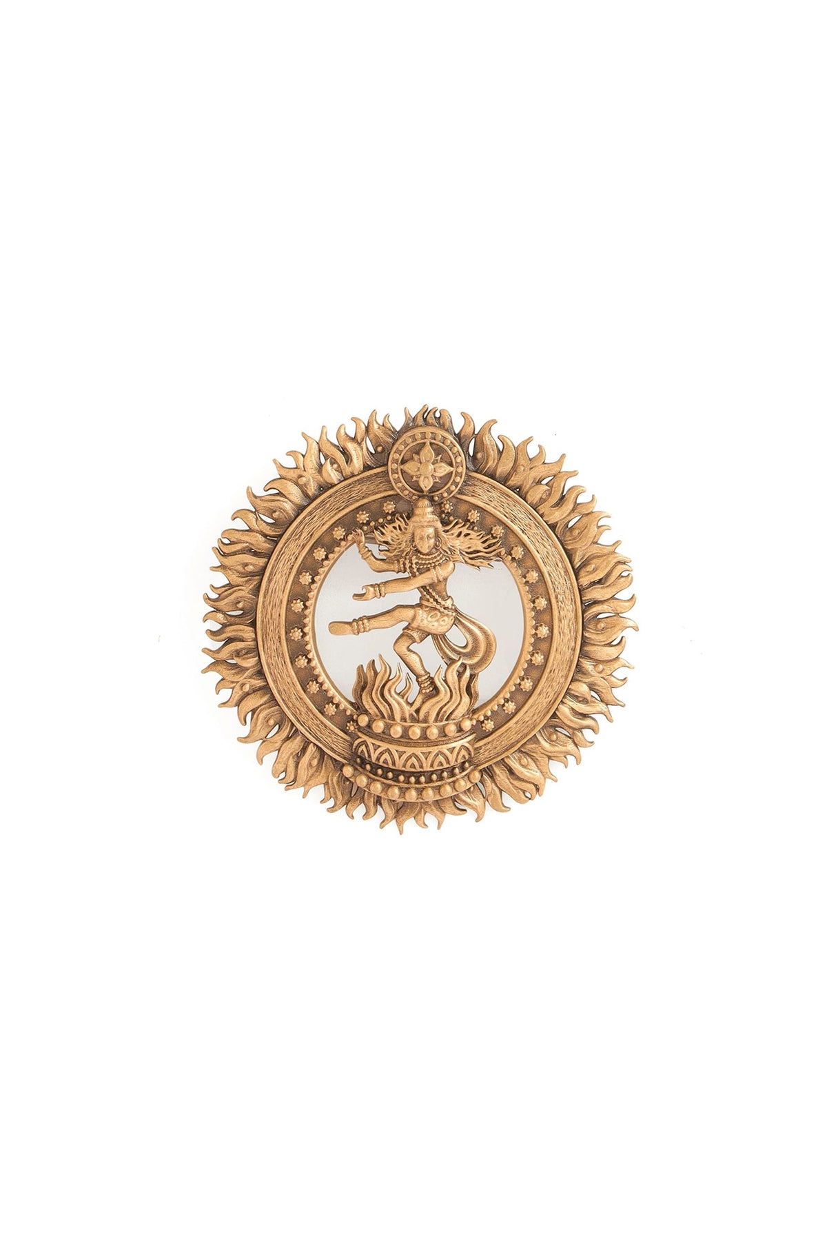 Antique Gold Brass Brooch