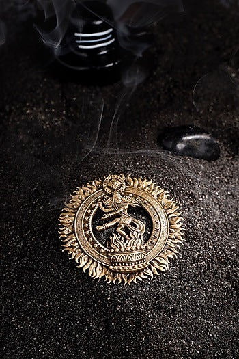 Antique Gold Brass Brooch