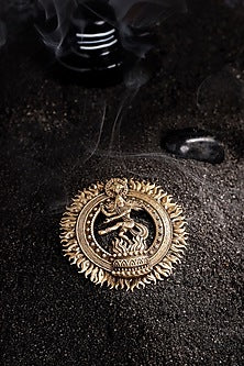 Antique Gold Brass Brooch