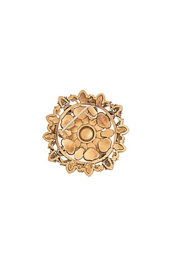 Antique Gold Brass Brooch