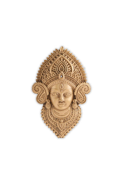 Oxidised Antique Gold Finish Brass Goddess Majesty Brooch