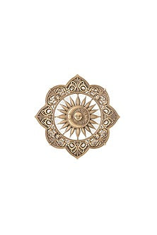 Oxidised Antique Gold Brass Brooch