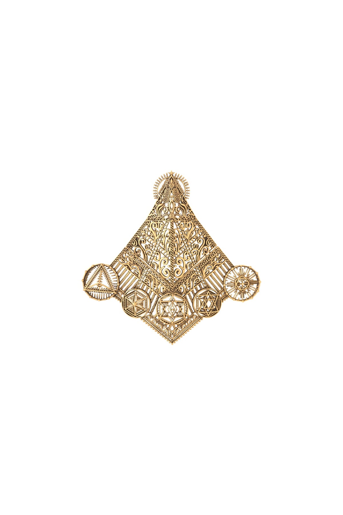 Antique Gold Filigree Brooch