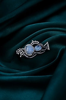 Antique Gold Studded Shine Brooch