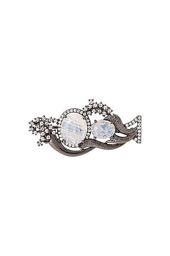 Antique Gold Studded Shine Brooch