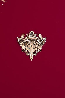 Antique Gold Knight Lion Brooch