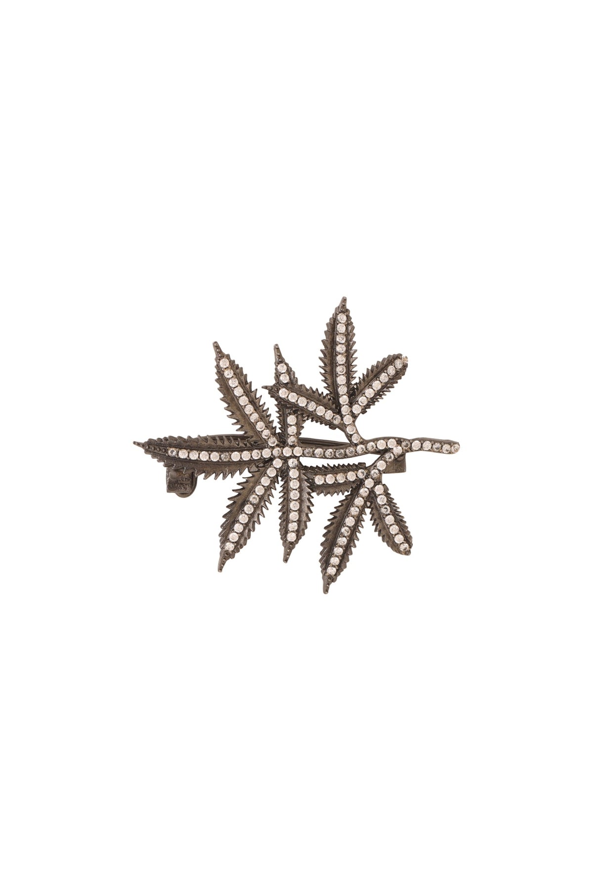 Antique Gold Leaf Bloom Brooch