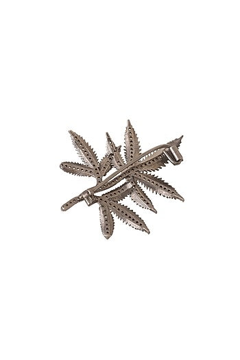 Antique Gold Leaf Bloom Brooch