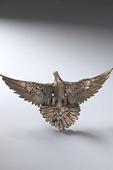 Antique Gold Brass Phoenix Brooch