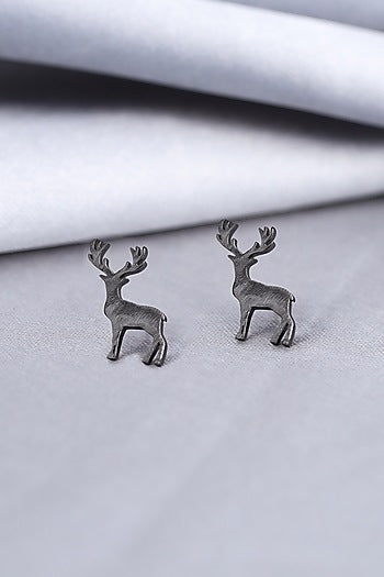 Black Tone Daring Deer Collar Tips (Set of 2)