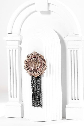Antique Gold Russian Coin Brooch
