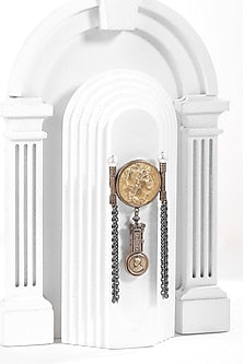 Dual Tone Denarius Coin Brooch