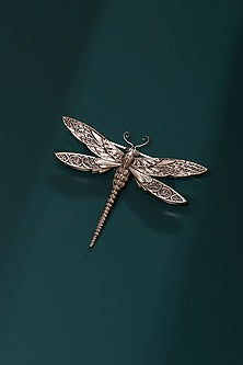 Antique Gold Dancing Dragonfly Brooch