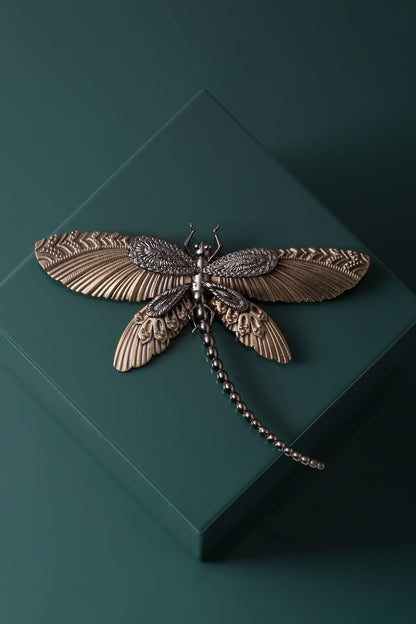 Antique Gold Flight Delight Brooch