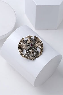 Dual Toned Mythical Phoenix Brooch