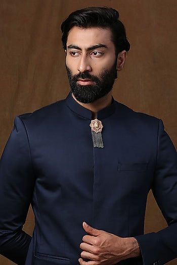 Dual Toned Emperor Lion Brooch