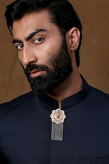 Dual Toned Emperor Lion Brooch